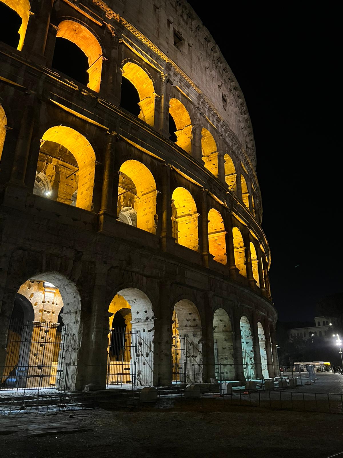 Colosseum at night