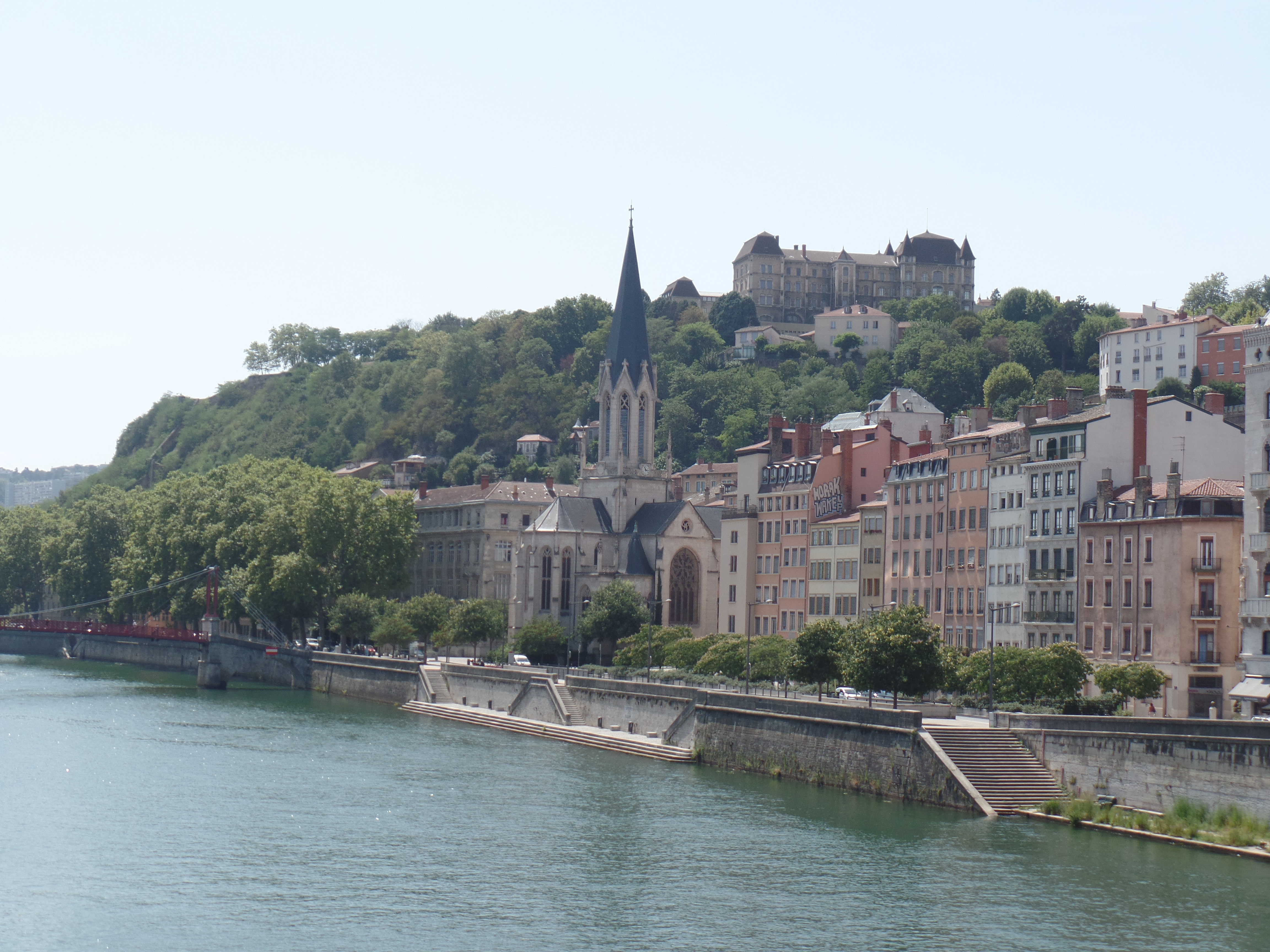 Lyon river scenic